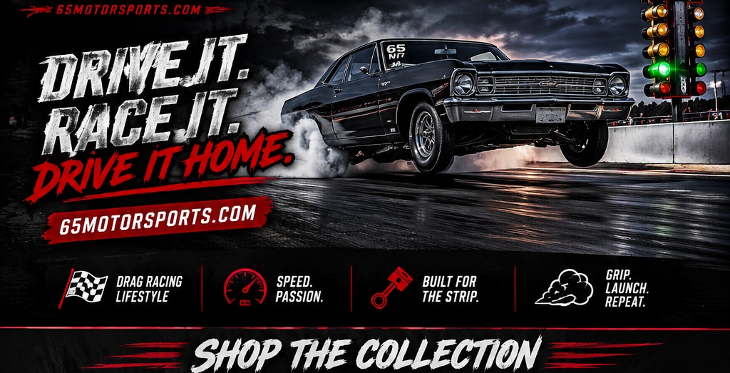 Drag racing at the strip